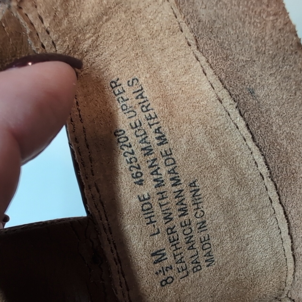 Franco Sarto Women's Gladiator Style Brown Shoes. Size 8.5 - Picture 8 of 14